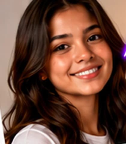 Una mujer, antes de la transformación